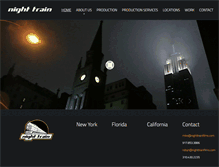 Tablet Screenshot of nighttrainfilms.com